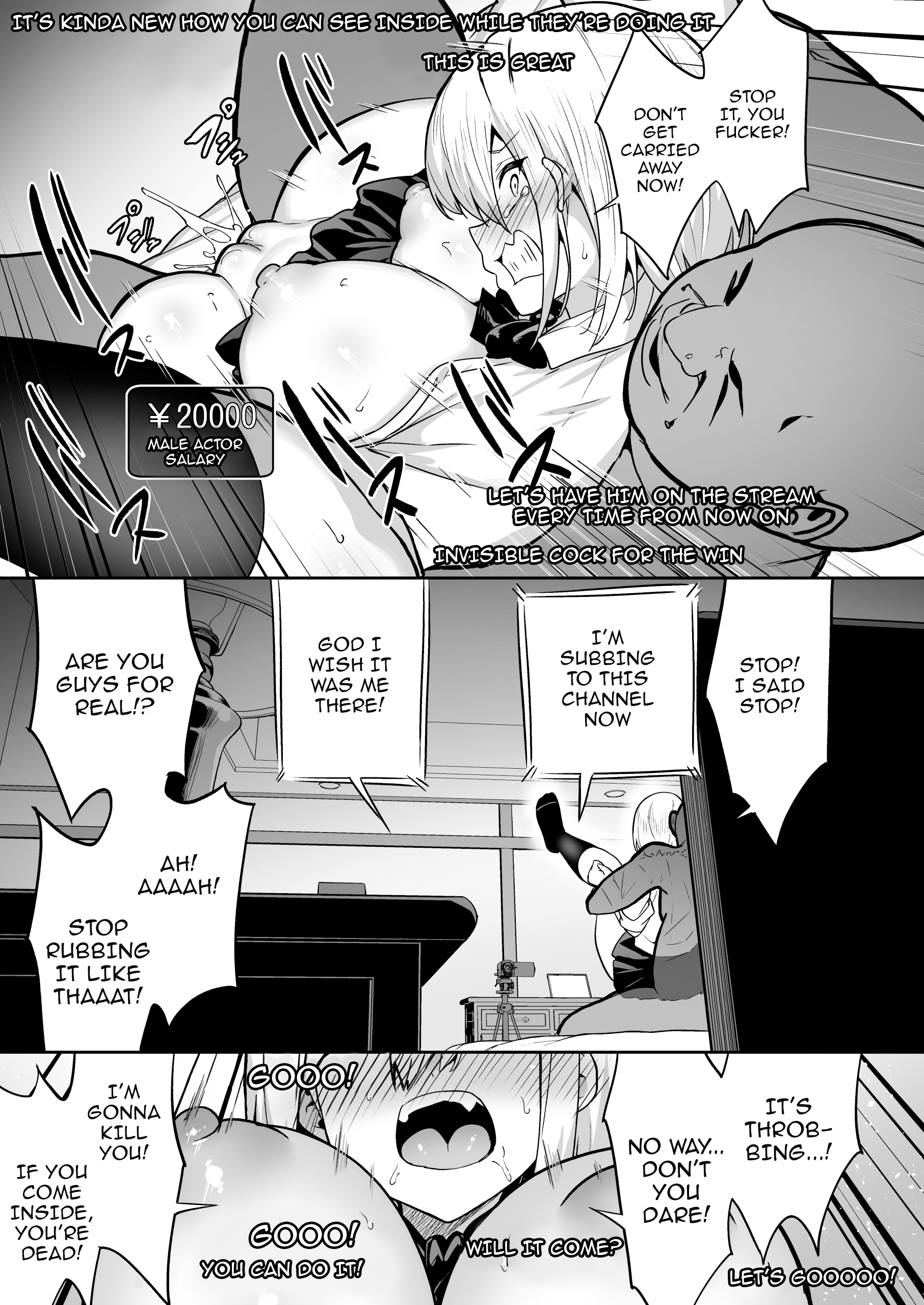 Hentai Manga Comic-A Female Streamer's Raw Paranormal Experience-Read-22